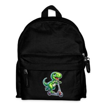 E-Scooter E-Roller T Rex Dino Scooter - Kids' Backpack - black - Front