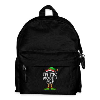 I'm The Moody Elf Shirt Matching Family Christmas - Kids' Backpack - black - Front