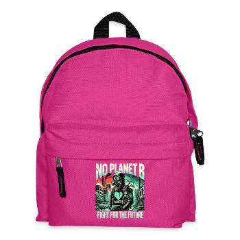 Pas de lutte de la planète B pour l’avenir - Sac à dos Enfant - fuchsia - Devant