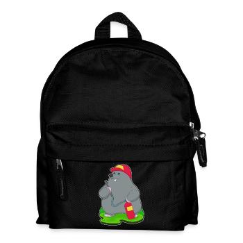 Mole Firefighter Fire Extinguisher - Kids' Backpack - black - Front