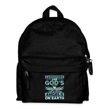 Les soignants sont la manière de Dieu de mettre des anges sur l’art. - Sac à dos Enfant - noir - Devant
