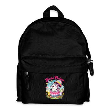 Ostern Frohe Ostern Osterhase Osterei Frühling - Kinder Rucksack - Schwarz - Vorne