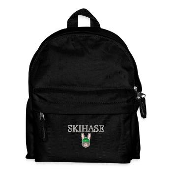 Ski Bunny Winter Bunny - Kids' Backpack - black - Front