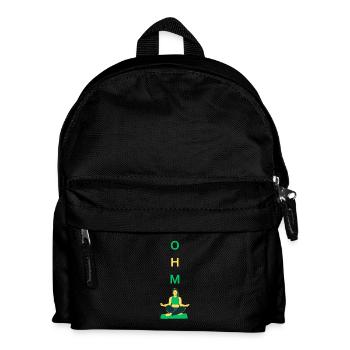 Yoga OHM - Kinder Rucksack - Schwarz - Vorne