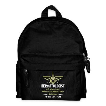 Funny Dermatologist Definition - Kids' Backpack - black - Front