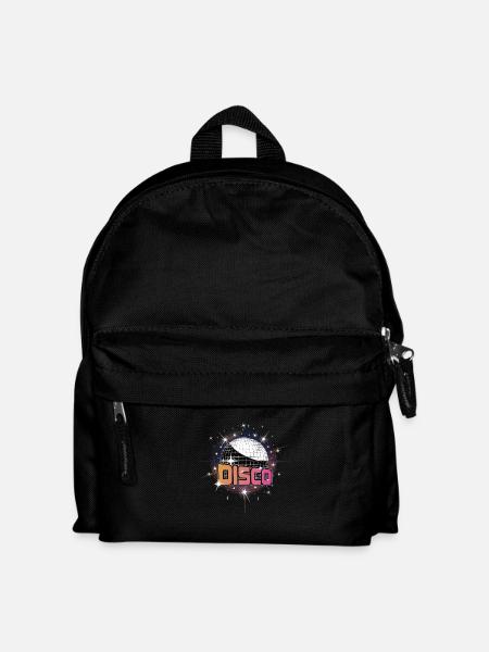 Disco Ball Club Party Stars Retro - Kids' Backpack - black