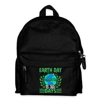 Le Jour de la Terre est de 365 jours - Sac à dos Enfant - noir - Devant