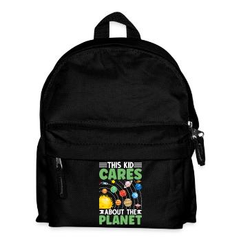 Dieses Kind kümmert sich um den Planeten - Kinder Rucksack - Schwarz - Vorne