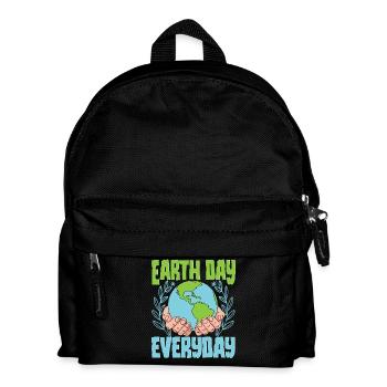 Jour de la Terre tous les jours - Sac à dos Enfant - noir - Devant