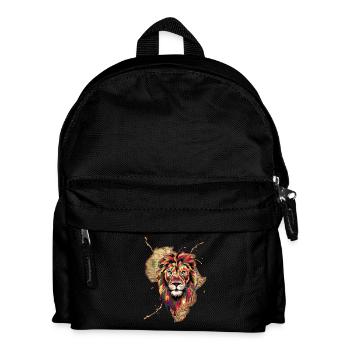 Africa Lion Safari Adventure Experience - Kids' Backpack - black - Front