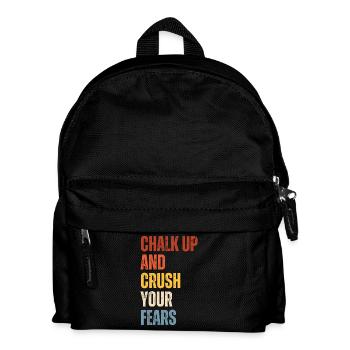 Bouldering Chalk Up Boulderer - Kids' Backpack - black - Front