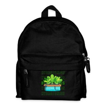 Hydroponics - Kids' Backpack - black - Front