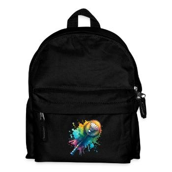 Badminton - Kinder Rucksack - Schwarz - Vorne
