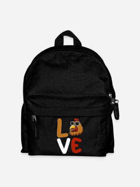 Poules Poule - Sac à dos Enfant - noir