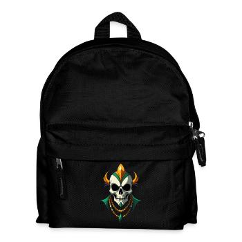 Mardi Gras skull - Carnival - Costume - Gift - Kids' Backpack - black - Front