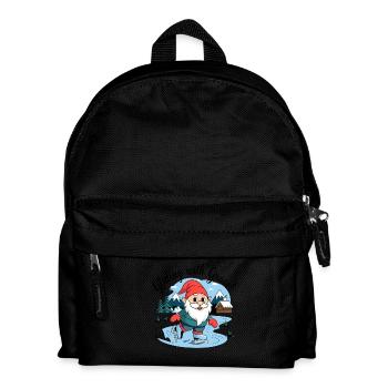 Gliding With Grace ISkating Dwarf Art - Kids' Backpack - black - Front