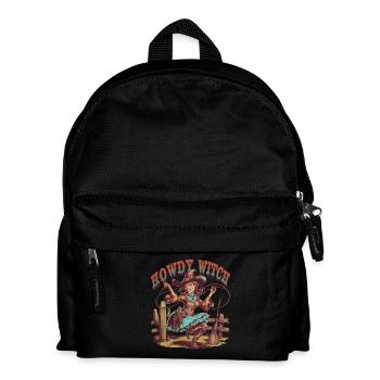 Howdy Witch Lasso Artwork - Kids' Backpack - black - Front