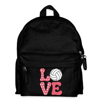 Volleyball Saying Funny Volleyball Gift - Kids' Backpack - black - Front