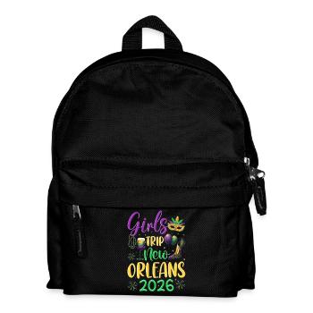 Girls Trip New Orleans 2026 - Kinder Rucksack - Schwarz - Vorne