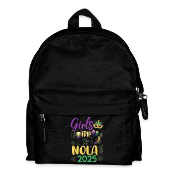 Girls Trip NOLA 2025 - Kinder Rucksack - Schwarz - Vorne