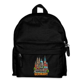 Vues magnifiques sur la vieille ville d’Allemagne - Sac à dos Enfant - noir - Devant