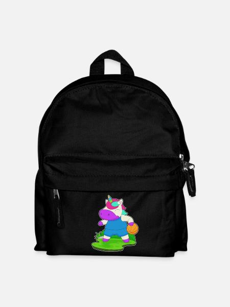 Licorne Basketteur Basketteur - Sac à dos Enfant - noir
