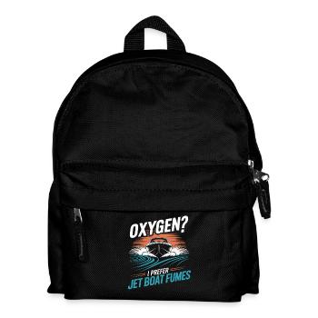 Oxygène? Je préfère les gaz d’échappement des bateaux à réaction pour - Sac à dos Enfant - noir - Devant