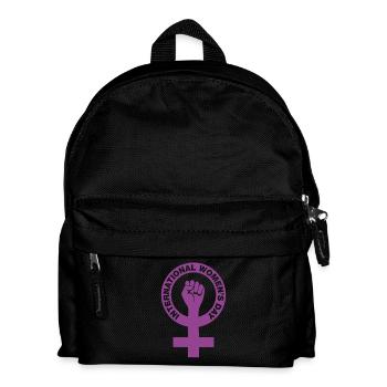 Journée internationale de la femme - Cadeau - Sac à dos Enfant - noir - Devant