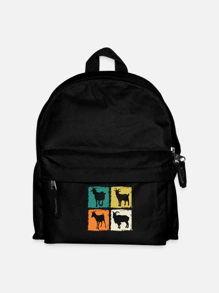 Chèvres - Sac à dos Enfant - noir