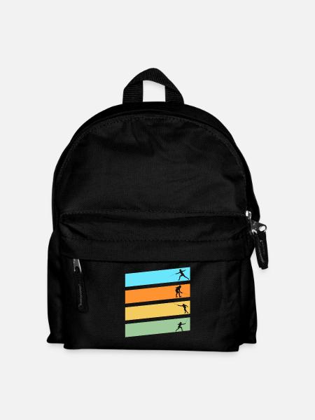Fechter Fechten - Kinder Rucksack - Schwarz