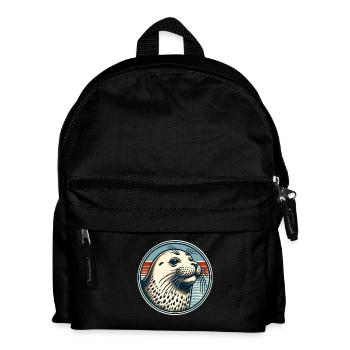 Seal seal - Kids' Backpack - black - Front