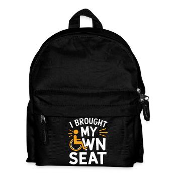 Fauteuil roulant Fauteuil roulant Handicapé Humour - Sac à dos Enfant - noir - Devant