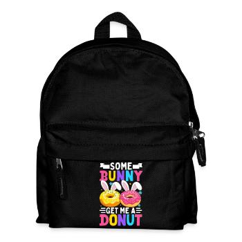Un lapin m’apporte un beignet - Sac à dos Enfant - noir - Devant