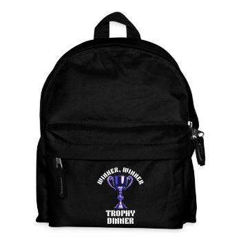 Winner Winner Trophy Dinner - Kids' Backpack - black - Front