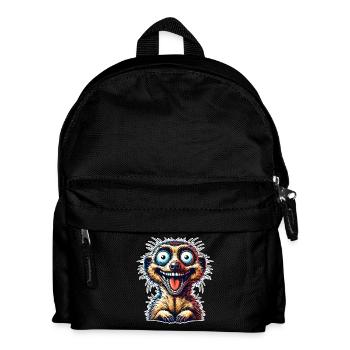 Erdmännchen - Kinder Rucksack - Schwarz - Vorne