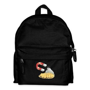 Funny Chicken, Magnet Attracts Chicks – Funny - Kids' Backpack - black - Front
