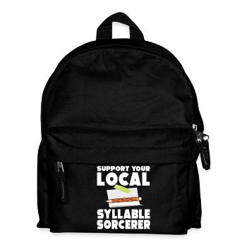 Syllable Magician Poetry Slam - Kids' Backpack - black - Front