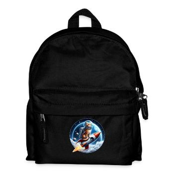 Astronaut Cat - Kids' Backpack - black - Front