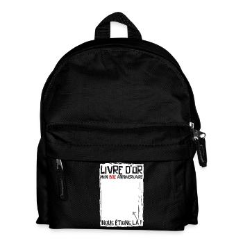 60 Jahre | 60. Geburtstag | Lustiges Gästebuch - Kinder Rucksack - Schwarz - Vorne