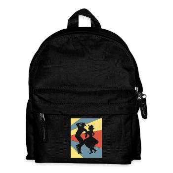 Danse carrée - Sac à dos Enfant - noir - Devant