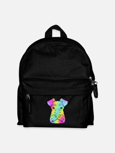 Zwergschnauzer - Kinder Rucksack - Schwarz