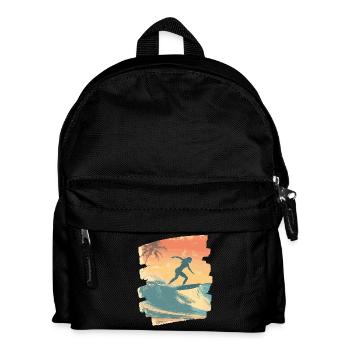 Surfeur - Sac à dos Enfant - noir - Devant