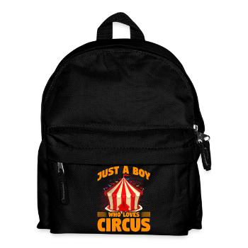 Nur ein Junge, der Zirkus liebt - Kinder Rucksack - Schwarz - Vorne