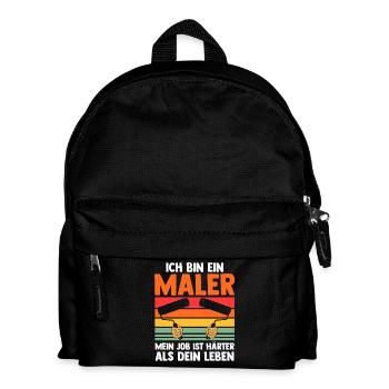 Master Painter Journeyman Painter - Kids' Backpack - black - Front