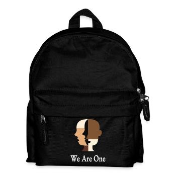 We Are One Vielfalt Gleichberechtigung Toleranz - Kinder Rucksack - Schwarz - Vorne