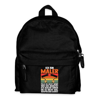 Master Painter Journeyman Painter - Kids' Backpack - black - Front