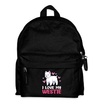 Terrier des Highlands de l’Ouest - Sac à dos Enfant - noir - Devant