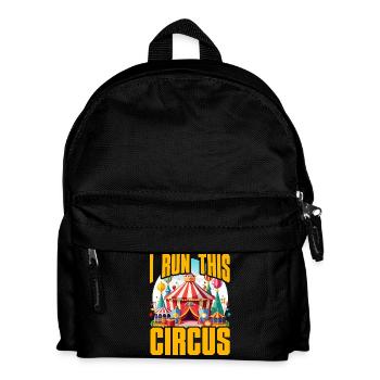 Ich leite diesen Zirkus - Kinder Rucksack - Schwarz - Vorne