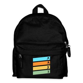 Federball Badminton - Kinder Rucksack - Schwarz - Vorne