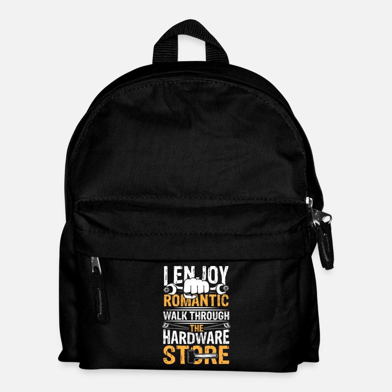 Romantic walk through hardware store - Kinder Rucksack - Schwarz